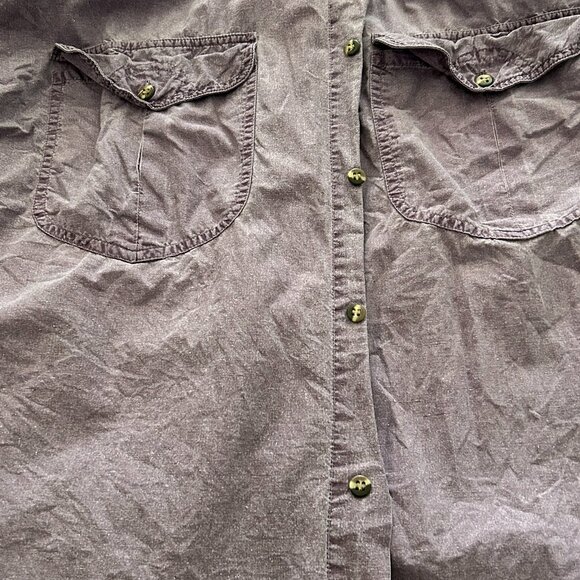 Vintage Sostanza Contemporary Faded Purple Cotton Shirt Size Medium Button-Up - Picture 3 of 9